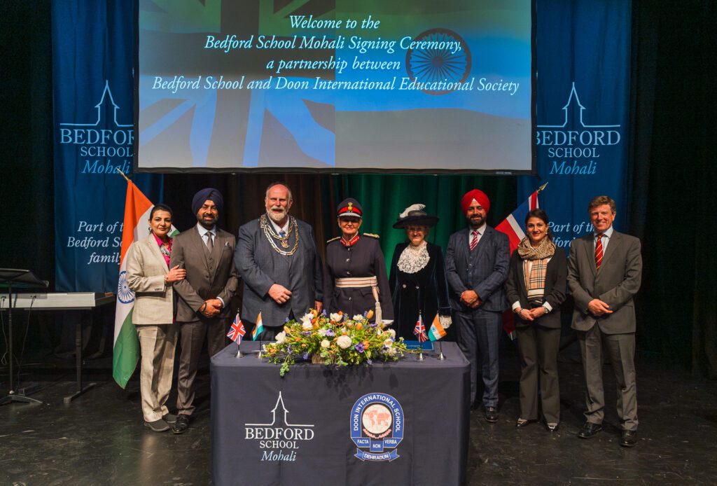 Bedford School and Doon International Educational Society Celebrate Historic Partnership