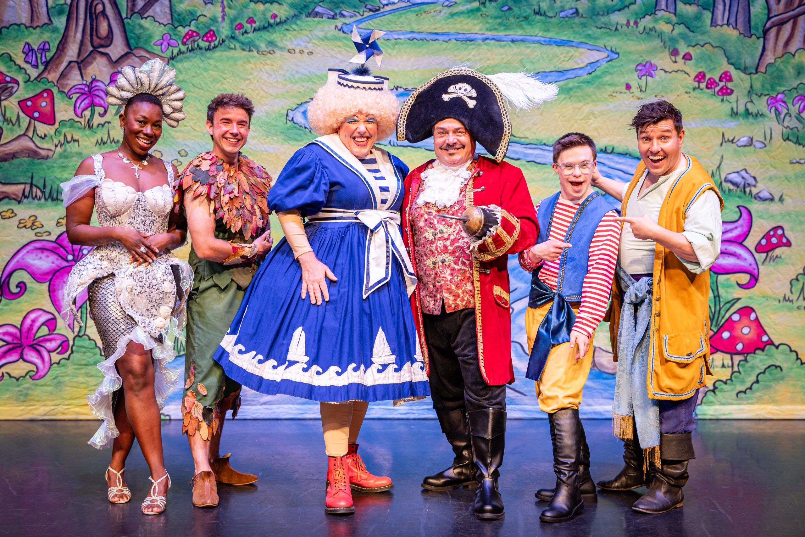 Royal & Derngate’s panto stars come to town to launch this year’s show – The All New Adventures of Peter Pan