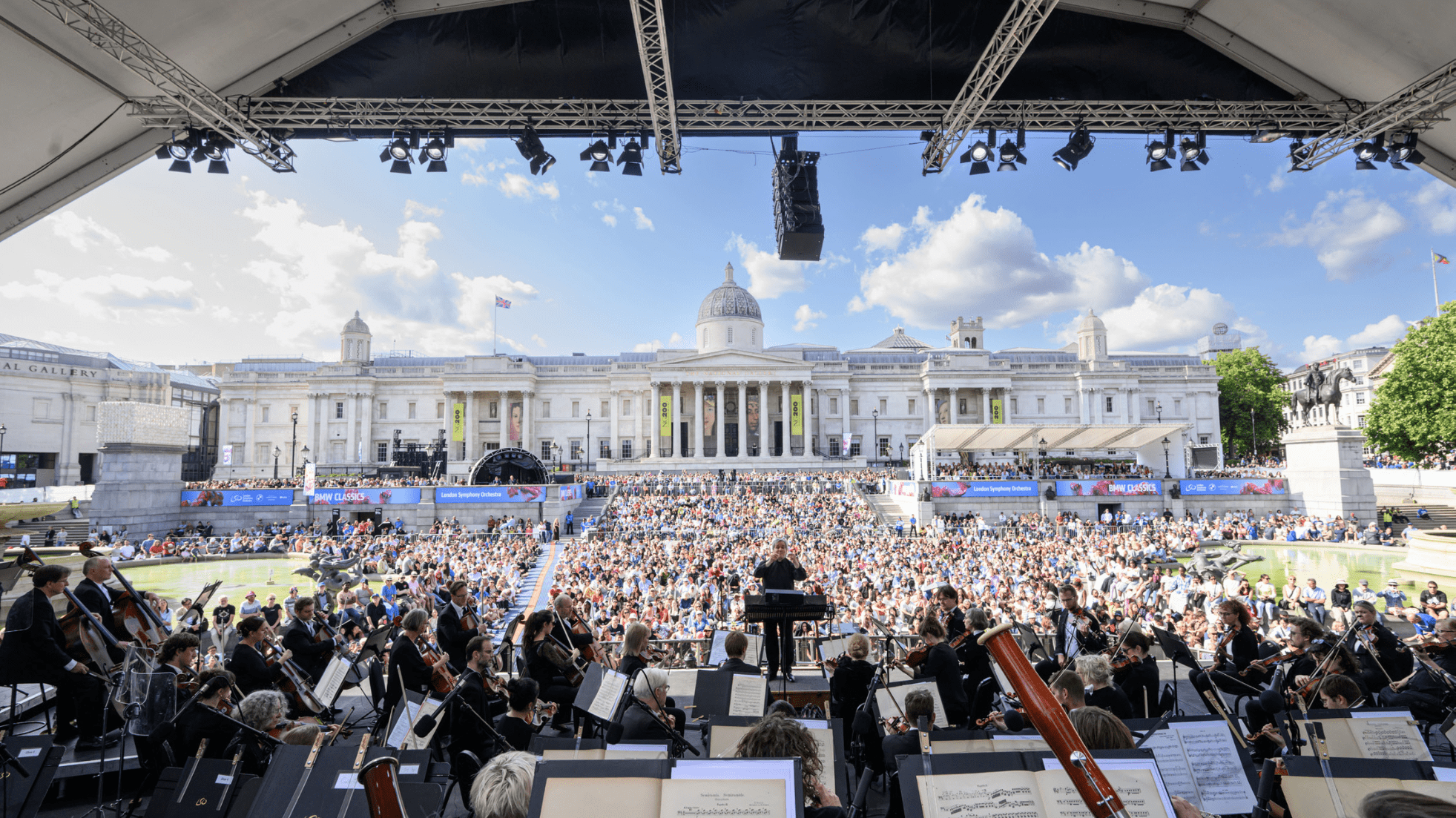 クラシック 100TH ANNIVERSARY:LONDON SYMPHONY ORCHE BMW Classics returns to Trafalgar Square with free concert